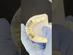 Μεταλλικό χυμένο κεντρικό στέμμα κέρας Cocr ακριβής διατήρηση πλήρης Zirconia Bruxier